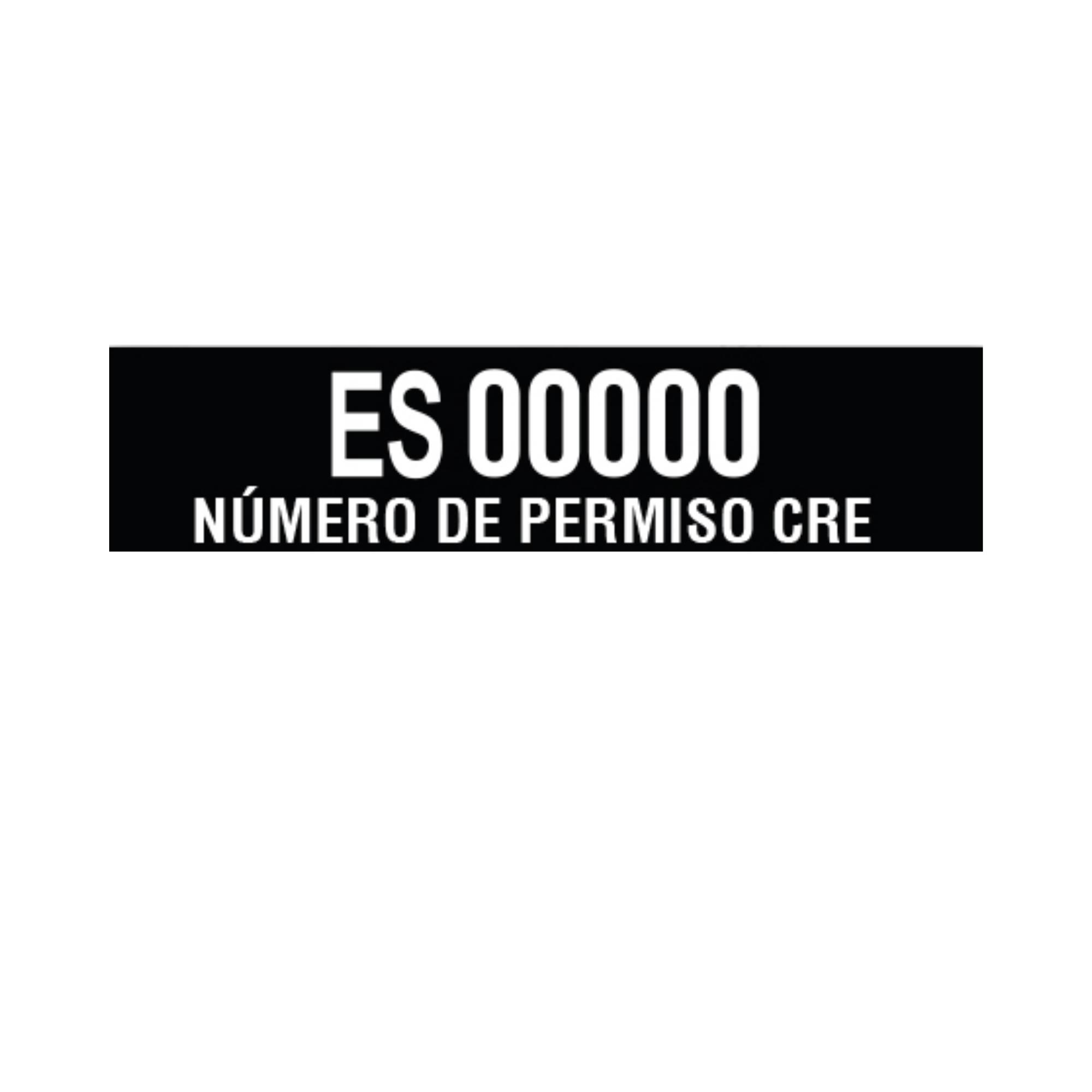 Lona No. Permiso