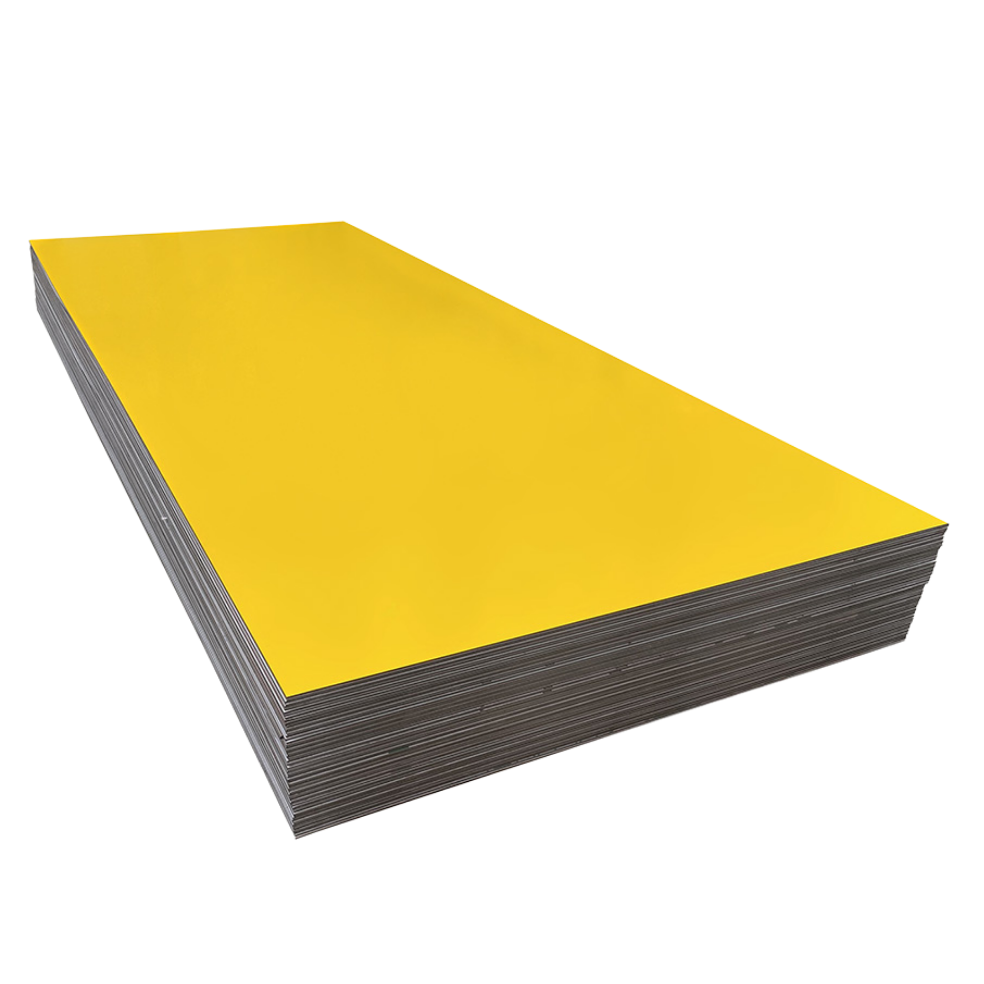 Panel de aluminio amarillo