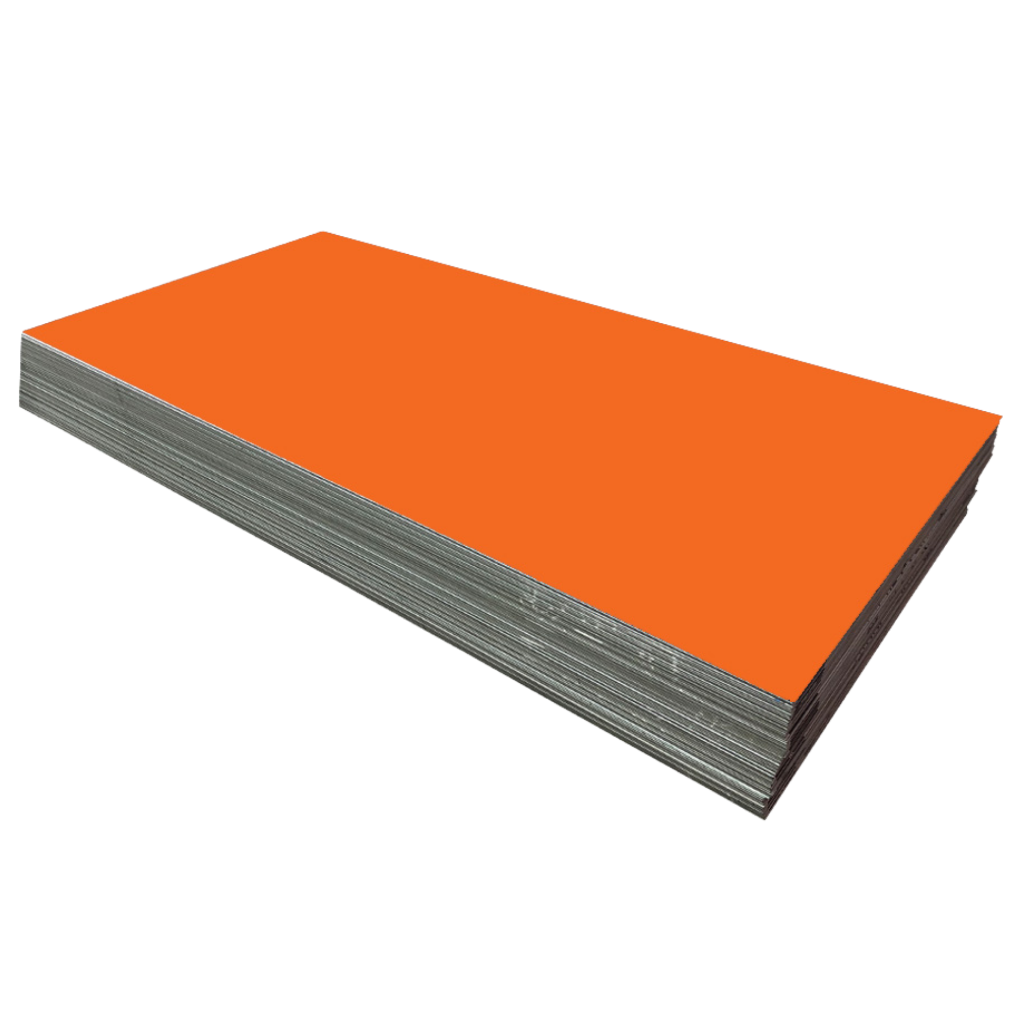 Panel de aluminio naranja