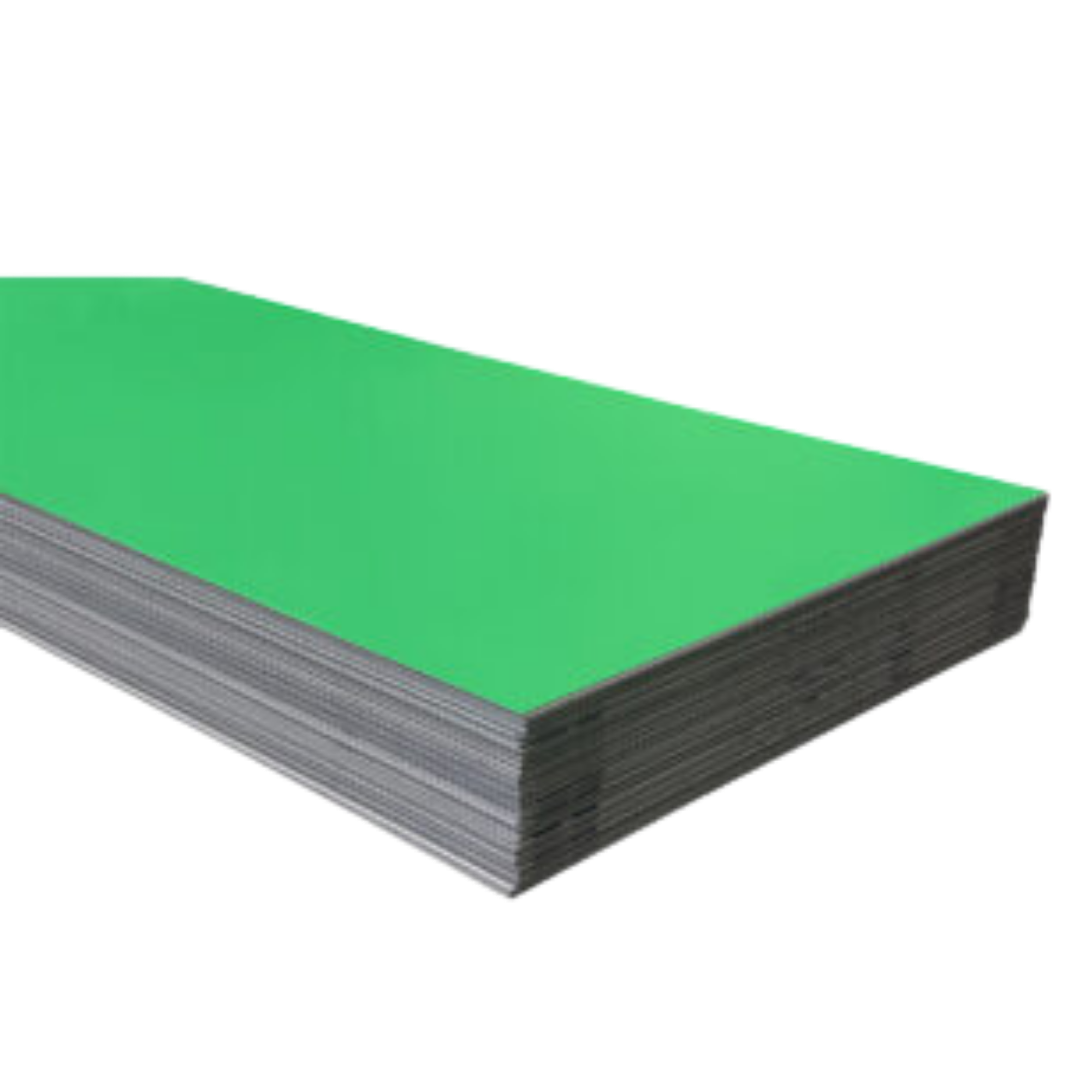 Panel de aluminio verde