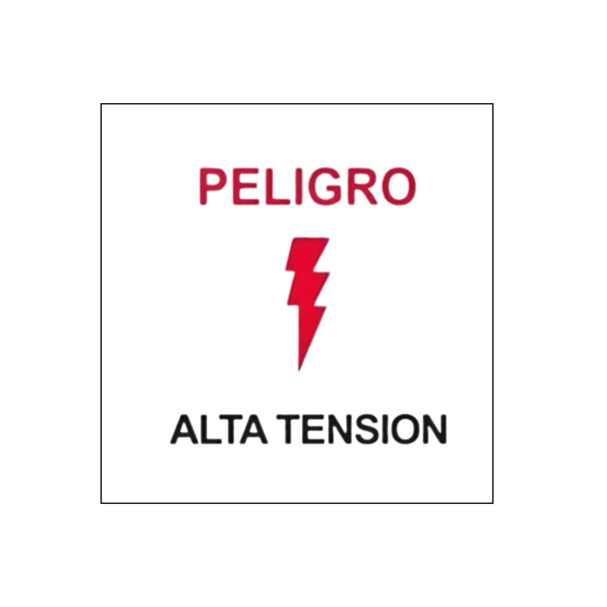 Peligro alta tensión